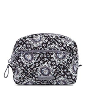 Vera Bradley Charcoal Medallion Makeup Bag